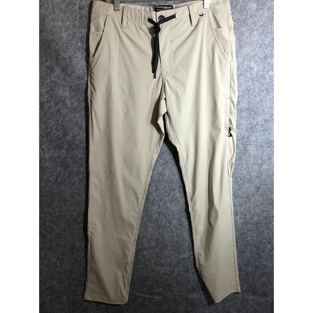 686 Everywhere Pants Medium Tan Nylon Performance Work Hike Field Performance